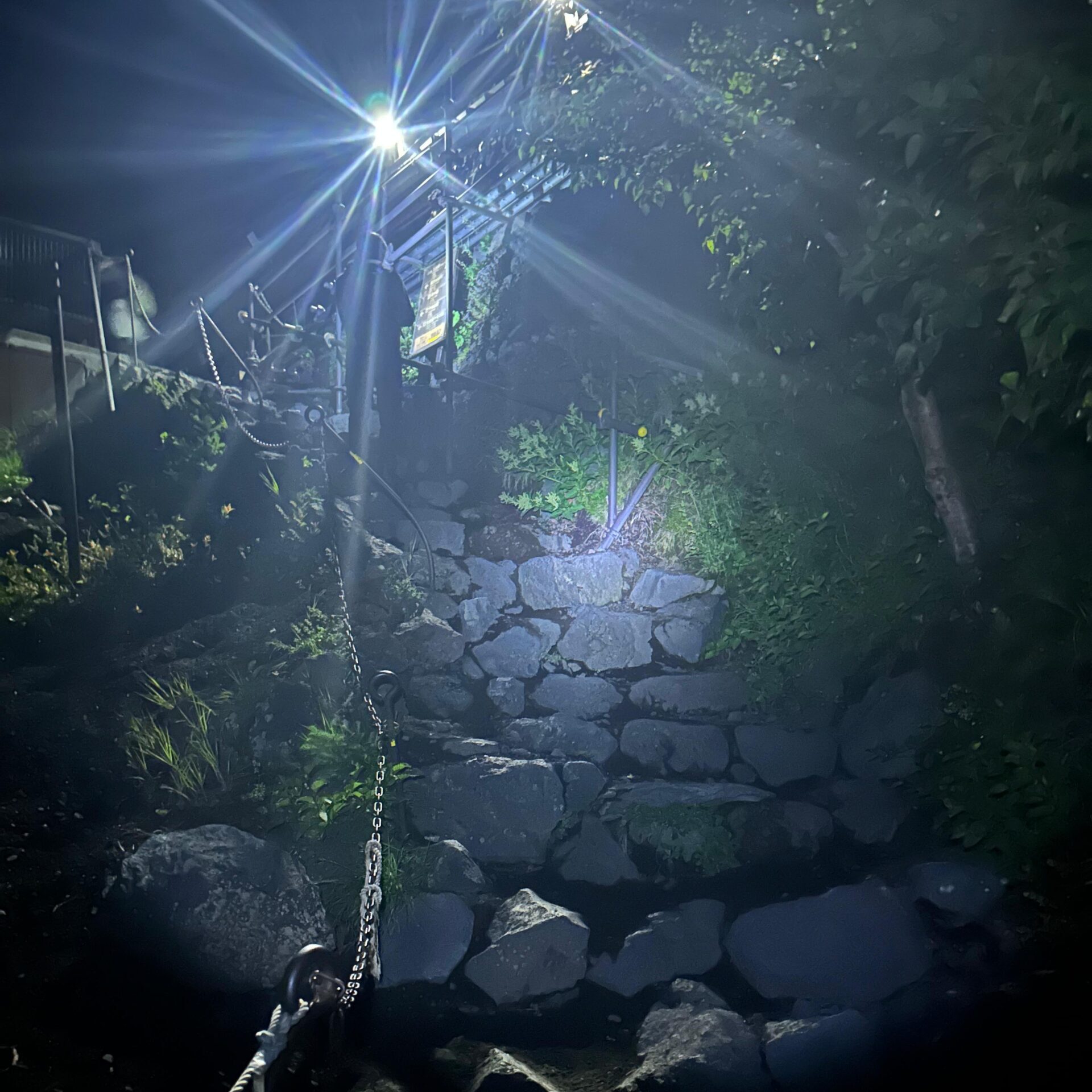 Mount Fuji Climbing rocks